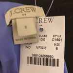 J.Crew Lilac Navy Large Floral Sleeveless Round Neck Fit & Flare Dress Sz 6 NWT Photo 7