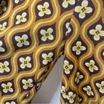 Cider  Size 32 Patterned Knit Fabric Pants Wide Leg Groovy 79s Floral Print Photo 4