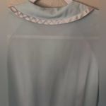 Vintage Gossard Artemis Nightgown Womens Medium Ice Blue Nylon Robe Button Up Photo 10
