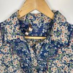 Sandro  Silk Floral Retro Collared Shirt Dress Photo 6