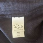 Rails  Bianca plaid button down shirt dress charcoal shadow size small Photo 2