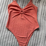 Wild Fable  Bodysuit Ribbed Pink Photo 0