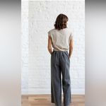 Grade & Gather  denim wide leg dark gray wide leg jeans high waist M casual fall Photo 2