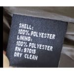 Signature by Larry Levine Olive Green Jacket Size 6 Collarless Formal Business Photo 8