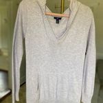 Gap  Lavender V Neck Sweater Hoodie Knit Cozy Buttery Soft Lounge Minimalist L Photo 0