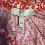 Joie  Orange White Loose Fit Tank Top Women’s XS Free People Style SUMMER BEACH Photo 6