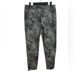 Worthington Black & White Animal Print Stretch Ankle Trousers Photo 1