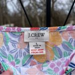 J.Crew Women’s 100% Cotton Fruit Print Tank Top & Shorts Pajamas Set Size Large Photo 1