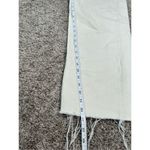 Ética Altin Loose Fit Jeans Natural Denim Mid Rise Relaxed Leg Frayed Hem 27 White Photo 11