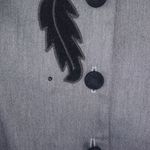 Donna Morgan  Leslie Fay 14 Gray Black Blazer Plus Photo 5