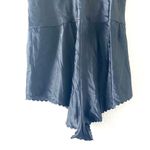 Vintage Barbizon Black Satin Lingerie Romper Small Photo 3