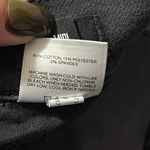 EXPRESS Midi High Rise Shorts Black Denim Jeans Cotton Stretch Dark Wash Sz 4 Photo 7