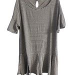 Vineyard Vines mini shirt dress striped ruffled nautical short sleeve Large Photo 0