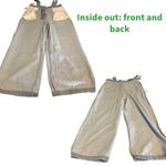 LINOLUCE LIGHT BLUE DENIM HIGH WAIST OVERALLS NWT (L) Size L Photo 9