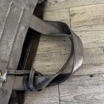Furla Metallic Silver Leather Tote Bag EUC Photo 8