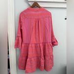 Anthropologie Devotion twins Ella Dress in Salmon/Pink size Medium Pink Photo 3