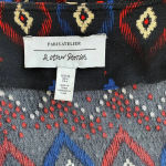 & Other Stories & Other Stories Dress Faux Wrap Midi Maxi Geometric Print Black Blue Red Size 4‎ Photo 10