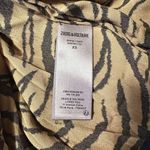 Zadig & Voltaire Rinka Tiger Print Long Sleeve Mini Dress, Size XS Photo 9