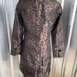 Ellen Tracy Y2K  Leopard Animal Print Lined Trench Rain Coat XS Photo 1