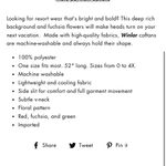 Winlar Red Satin Floral Kaftan Maxi Dress Size undefined Photo 2