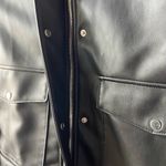 ZARA  Black faux Leather Jacket Photo 6
