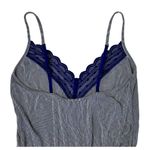 Cosabella Anthropologie Sweet Dreams Blue Lace Dot Sleep Mini Romper Playsuit SP Photo 9