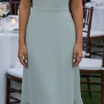 Reformation  Nikita Celadon Midi Dress Photo 0