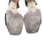 Gucci Soko Bee Blue Glitter Platform Heels Gold
Trim Ankle Strap Size 38.5 Photo 15