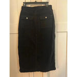 Lee  Corderoy skirt below knee 6pocket front slit  size 10 Photo 4