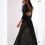 Free People  Adored  Black Lace Maxi Dress Size S. B27 Photo 3