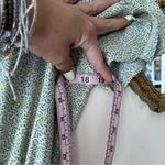 Polagram  Mint Green Floral Pleated Midi Dress Women's SIZE MEDIUM new with tags‎ Photo 8