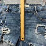 Torrid Denim Shorts Size 18 Plus Size Distressed Ripped Frayed Hem Blue Photo 5