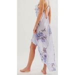 Free People  INTIMATELY GettingOut Slip Floral Print Ruffle Asymmetrical Dress Photo 1