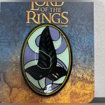 The Lord of the Rings Leaf of Lorien Stained Glass Enamel Pin Green Photo 3