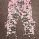 Juicy Couture Pink And Green Camo Pants  Photo 1