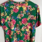 Anthropologie Hale Bob Printed Green Tee Shirt Under the Sea Ocean Photo 9