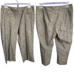 Larry Levine Petite Stretch Heather Gray Capri Women's Pants Size 6P Photo 5