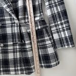 ZARA  Tweed Jacket Womens Small Double Breasted Blazer Equestrian Quiet Luxury Photo 12