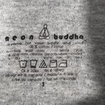 Neon Buddha Women's Striped Cowl Neck Cotton Tunic Sweater Top Size Small Blue Photo 4