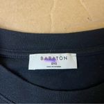 Babaton Aritzia  Black Padded Shoulder Short Sleeve Tee Photo 5