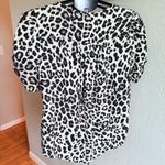 Joie  100% Silk Leopard Print Animal Print Blouse Workwear Career Office S Photo 0