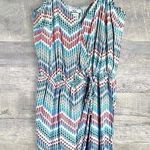 Joe B Surplice V-Neck Tank Romper Juniors M Chevron Multicolor Striped Skort Photo 0