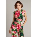 Tadashi Shoji NWT Zora Floral Shoulder Cut-Out Jumpsuit - XS Photo 10