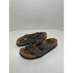 Birkenstock  Arizona Velvet Gray Suede Soft Footbed Size 39 Photo 1