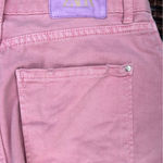 ZARA  Pink Denim Women Shorts - Size 4 Photo 4