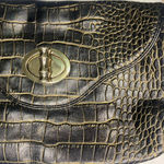 Elaine Turner  Croc Embossed Shoulder Bag Photo 1
