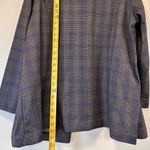 Liz Claiborne Liverpool Los Angeles Navy Khaki Plaid Boyfriend Blazer Open Front Women’s 2X Photo 9
