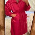 Barbie Pink Vintage Trenchcoat Pink Trench Nylon Trench Womens 5/6 Photo 2