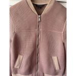 Top Shop Padded Bomber Zip Jacket Dusty Rose Women’s S Barbie Core Academia Photo 4