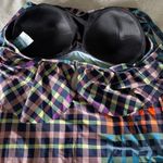 Motherhood Maternity Beach Bump by  Plaid Bathing Suit Size Large Photo 2
